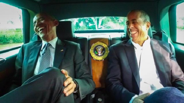 Obama-Seinfeld show: `Comedians in Cars Getting Coffee` airs - VIDEO